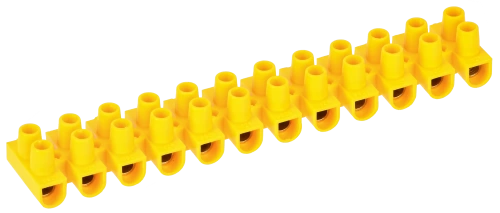 Зажим винтовой ЗВИ-15 н/г 4,0-10мм2 12пар желтые IEK