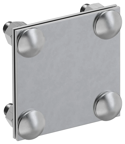 Заж. крес. пол.-пол. 40мм оц. сталь HDZ IEK Заж. крес. пол.-пол. 40мм оц. сталь HDZ IEK