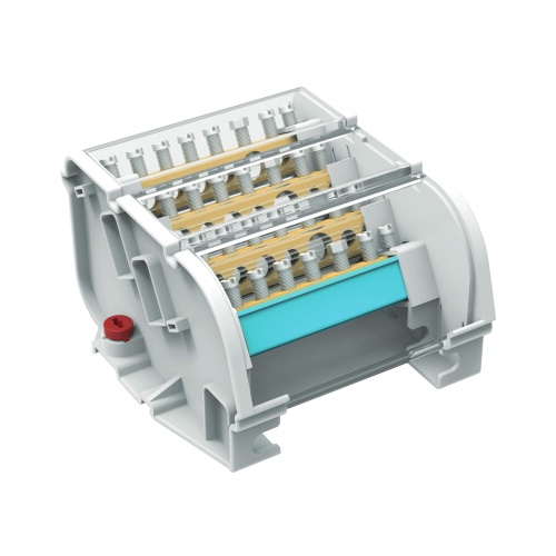 Блок распределительный на DIN рейку 4р 160А, 5х7мм 1х8мм  1х9мм 1х12мм (упак. 1 шт)