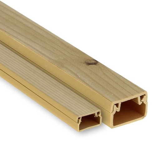 Канал кабельный (20х10) (96 м) светлое дерево EKF-Plast