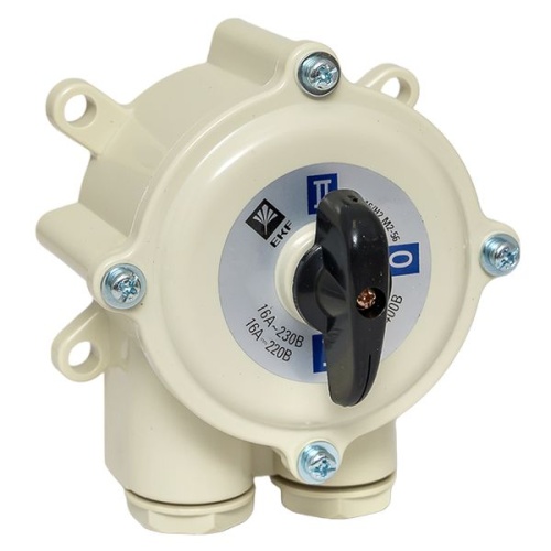 Пакетный переключатель ПП 3-16/Н2 М2 пл. IP56 EKF PROxima Пакетный переключатель ПП 3-16/Н2 М2 пл. IP56 EKF PROxima