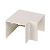 Поворот 90 гр. (40х40) (4 шт) белый EKF-Plast