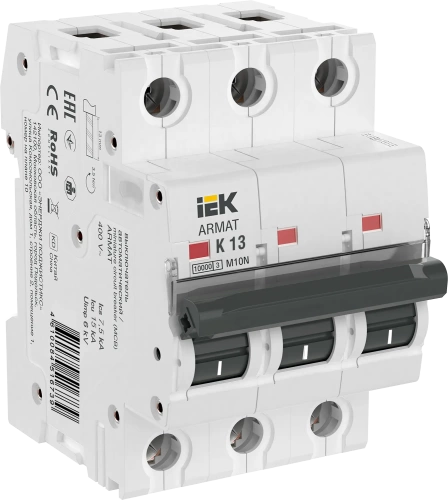 ARMAT Авт. выкл. M10N 3P K 13А IEK