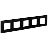 SKANDY Рамка 5-мест. SK-F35Bl металл черн. IEK