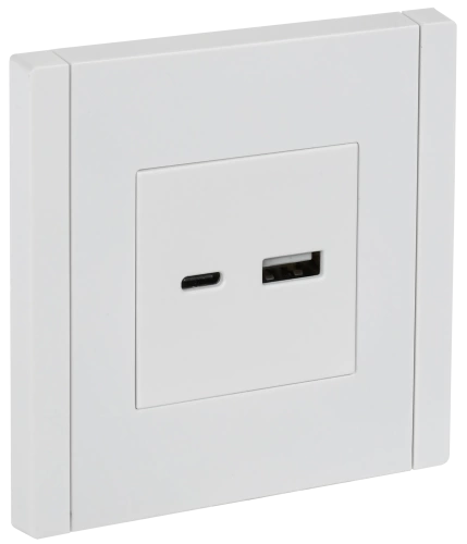 FORTE&PIANO Роз. USB A+C 18Вт FP251 бел. IEK FORTE&PIANO Роз. USB A+C 18Вт FP251 бел. IEK