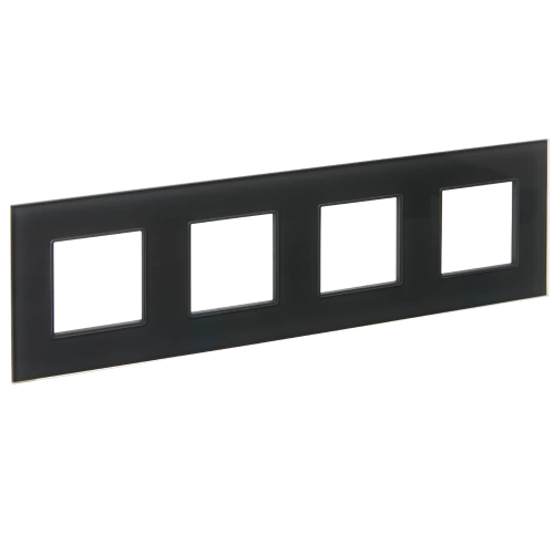 SKANDY Рамка 4-мест. SK-F24G стекло граф. IEK