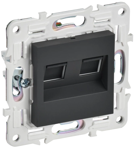 SKANDY Роз. комп. 2-ая RJ45 кат.6 SK-K04G граф. IEK