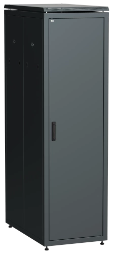 ITK Шкаф сетевой 19" LINEA N 47U 600х1000 мм металлическая передняя дверь черный