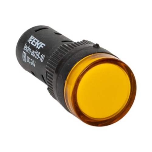 Матрица светодиодная AD16-16HS желтая 24 В AC/DC (16мм) EKF PROxima Матрица светодиодная AD16-16HS желтая 24 В AC/DC (16мм) EKF PROxima