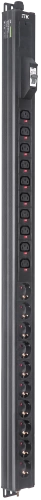 ITK BASE PDU PV1111 25U 1ф 16А 10SCHUKO 10C13 2,6м SCHUKO
