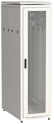 Шкаф сетевой 19" LINEA N 42U 600х1000 мм перфорированные двери серый