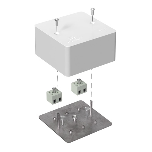 Коробка огнестойкая для кабель-канала 40-0460-FR2.5-4 Е15-Е60 (латунь) 85х85х45 Промрукав