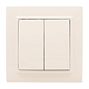Выключатель 2-кл. СП 10А бежевый Минск EKF