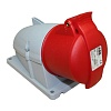Розетка для монтажа на поверхность 32A, 3P+N+E, IP44  432 RS6