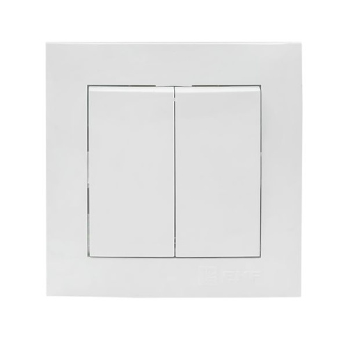 Валенсия выключатель 2-кл. 10А белый EKF PROxima