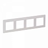 Valena LIFE.Рамка "Белая".4-постовая универсальная
