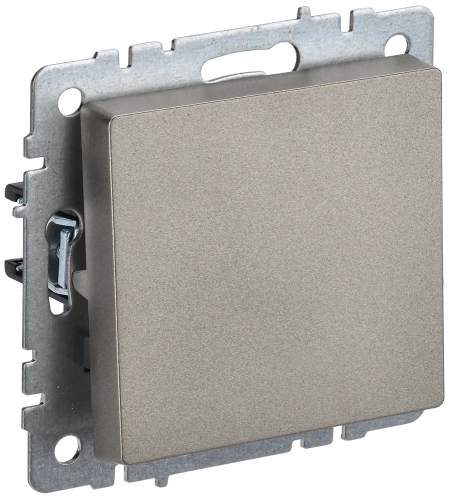 BRITE Выключ. 1-кл. 10А ВС10-1-0-БрШ шамп. IEK