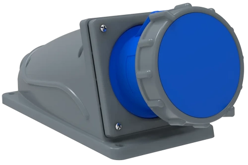 Розетка стационарная ССИ-133 63А-6ч/200-250В 2Р+РЕ IP67 MAGNUM ИЭК