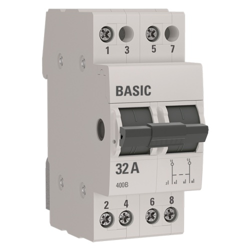Трехпозиционный переключатель 2P 32А EKF Basic