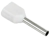 Наконечник НШВИ(2) 0,75-10 белый (20шт/упак) IEK