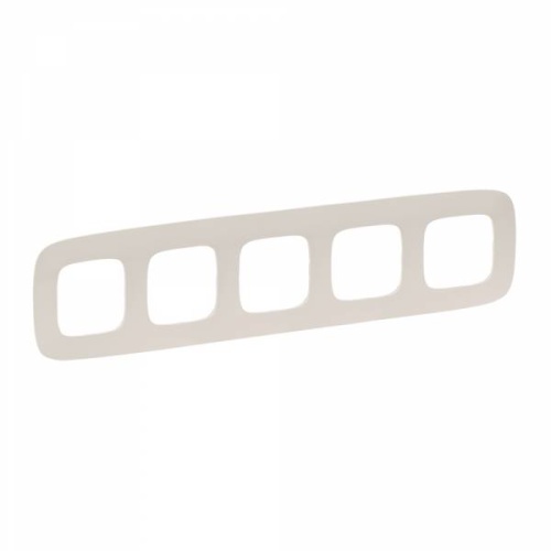 Valena ALLURE.Рамка "Слоновая кость".5-постовая универсальная