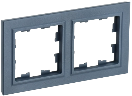 BRITE Рамка 2-мест. РУ-2-БрМ мар. IEK