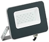 Прожектор LED СДО 07-20B blue IP65 серый IEK
