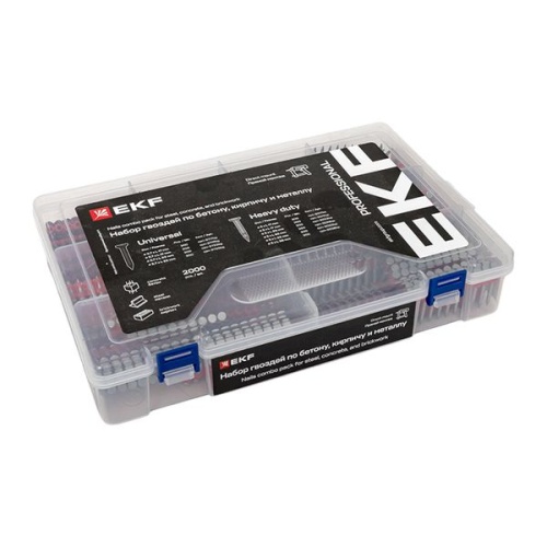 Пристрелочный набор № 1 гвоздей по бетону, кирпичу и металлу (тип CN) EKF