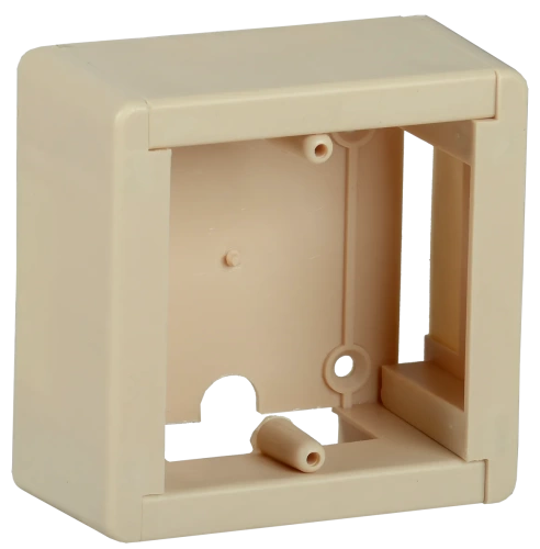 Коробка универсальная КМКУ 88х88х44 "ЭЛЕКОР" слон.кость