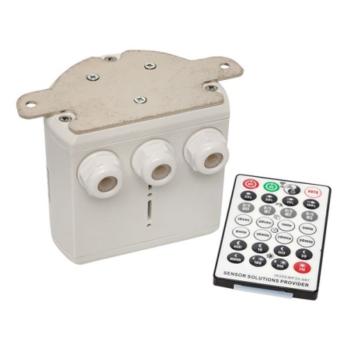 Микроволновый датчик движения бел. для высоких потолков 2000Вт 360гр. 30м IP65 MW-707 EKF