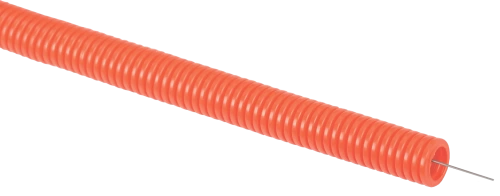Труба гофр. ПНД d16 с зондом оранжевая (50м) IEK