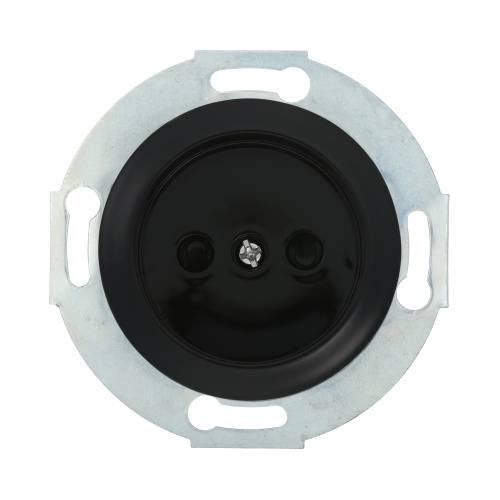 Розетка без з/к, со шторками (черный) LK Vintage Розетка без з/к, со шторками (черный) LK Vintage