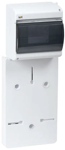 Панель для уст.счетчика ПУ1/2-7 1-фазн. с бокс. для авт.выкл.с кр. (7 мод.) ИЭК