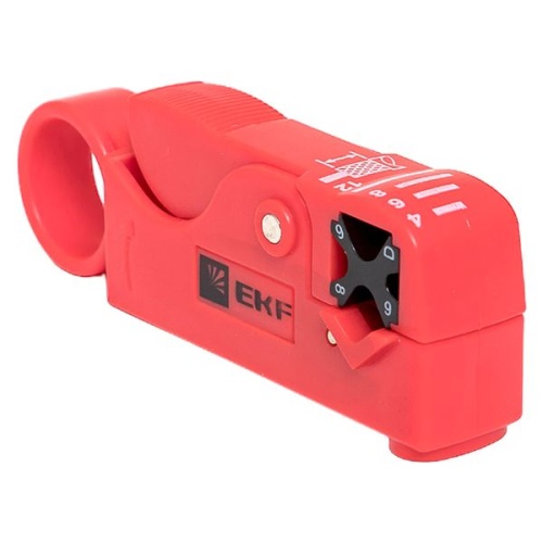 Инструмент для разделки и зачистки коаксиального кабеля TERACOM TRC-S10 EKF Инструмент для разделки и зачистки коаксиального кабеля TERACOM TRC-S10 EKF