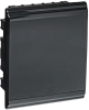 Бокс в нишу ЩРВ-П-24 модульный пластик черный IP41 PRIME IEK