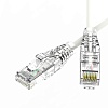Патч-корд неэкранированный SLIM CAT6 U/UTP 4х2, 28 AWG, LSZH, белый, 2м