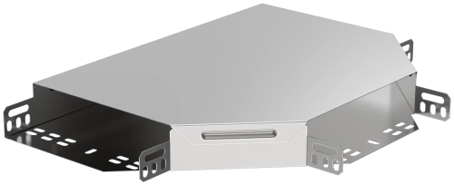 Угол Т-образный для лотка 50х200 металлического Угол Т-образный для лотка 50х200 металлического