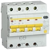 АВДТ селективное тип AC АД14S 4Р 50А 100мА IEK