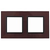 14-5102-25 Эл/ус ЭРА Рамка на 2 поста, стекло, Эра Elegance, бордо+антр