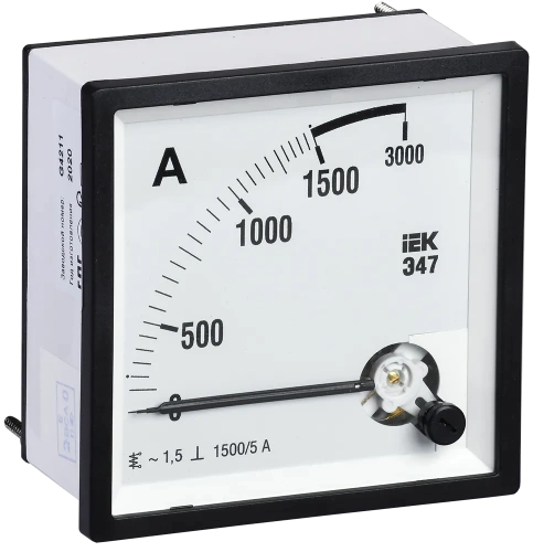 Амперметр Э47 1500/5А кл. точн. 1,5 96х96мм