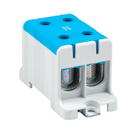 Клемма силовая вводная двойная КСВ 16-95 синяя EKF PROxima Клемма силовая вводная двойная КСВ 16-95 синяя EKF PROxima