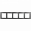 12-5005-12 Эл/ус ЭРА Рамка на 5 постов, Эра12, графит