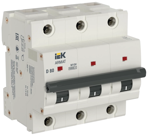 ARMAT Авт. выкл. M10H 3P D 80A IEK