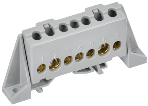 TEKFOR Шина L "фаза" в комб. изол. "Стойка" 8х12-7-Ср IEK