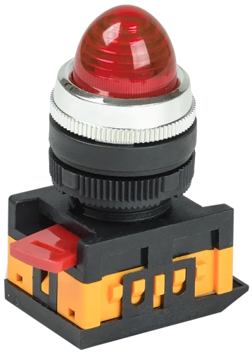 Лампа AL-22 сигнальная d22мм красный неон/240В цилиндр ИЭК Лампа AL-22 сигнальная d22мм красный неон/240В цилиндр ИЭК