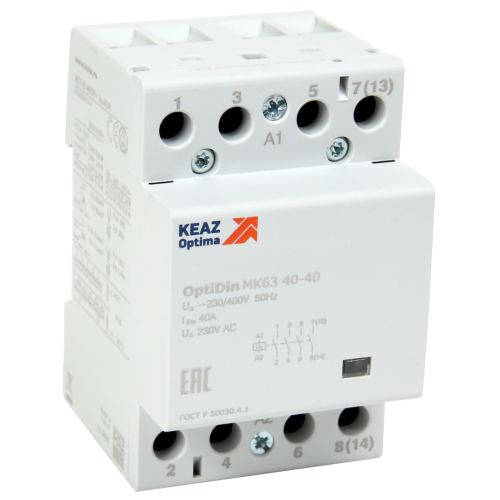 Контактор модульный OptiDin МК63-4031-230AC Контактор модульный OptiDin МК63-4031-230AC