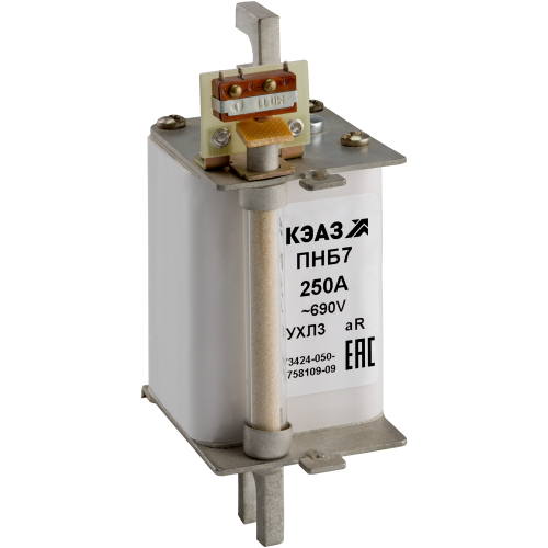 Предохранитель ПНБ7-690/250-1-160А-УХЛ3-КЭАЗ Предохранитель ПНБ7-690/250-1-160А-УХЛ3-КЭАЗ