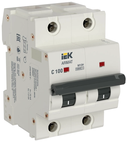 ARMAT Авт. выкл. M10H 2P C 100A IEK