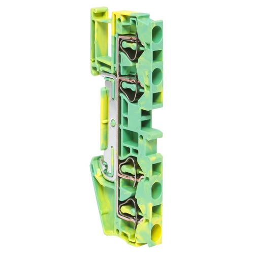 Колодка клеммная пружинная JXB-ST-4 4 вывода земля EKF Колодка клеммная пружинная JXB-ST-4 4 вывода земля EKF