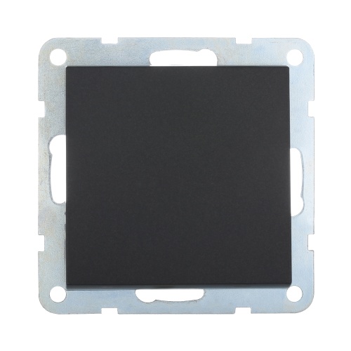 Переключатель 1-кл., на 2 направления (схема 6) 16 A, 250 B (черный бархат) LK80